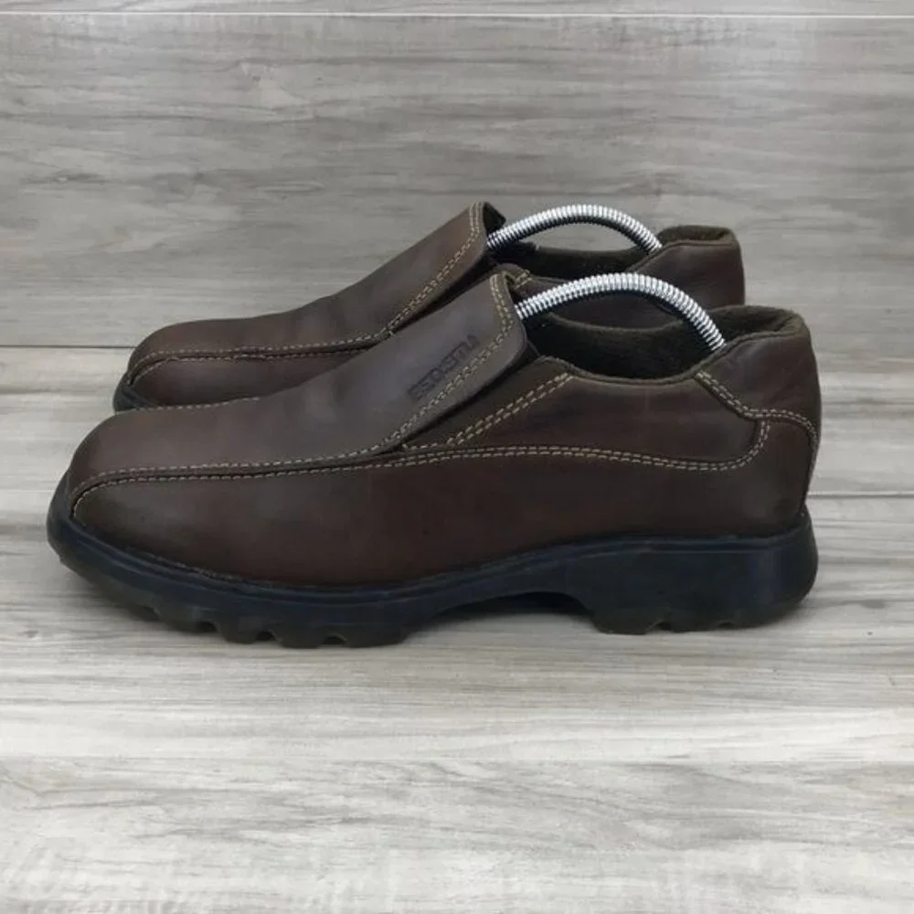 Bed Stu Chukka Shoes Men's EU 44 Brown Leather Slip On Chunky